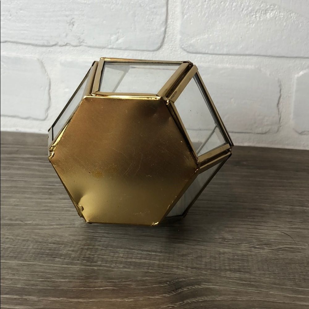 Geometric Glass Terrarium - Picture 3 of 5